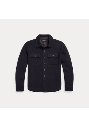 Birdseye Jacquard Wool Workshirt Jumper