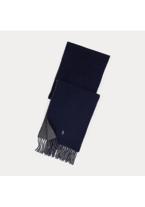 Reversible Wool-Blend Scarf