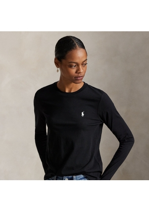 Long-Sleeve Jersey Crewneck T-Shirt