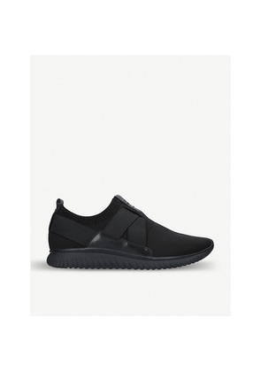 Mens Cole Haan Elastic-Detail Stretch-Knit Trainers