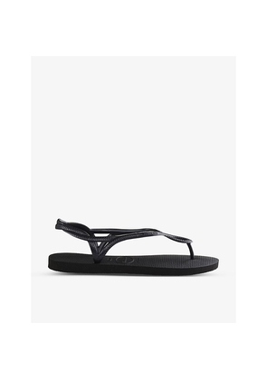 Womens Havaianas Luna Cross-Straps Rubber Sandals