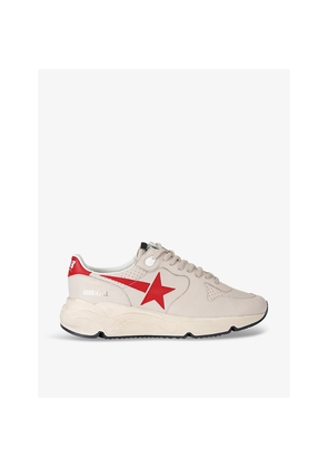 Mens Golden Goose Men's Runner Star 326 Suede and Leather Low-Top Trainers