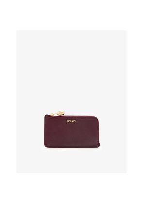 Womens Loewe Pebble Leather Card Holder