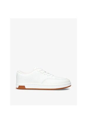 Mens Kenzo Skate Low Tonal-Stitching Leather Low-Top Trainers