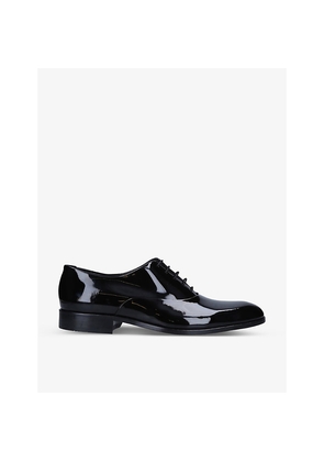 Mens Loake Patent Leather Oxford Shoes