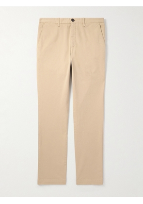 Mr P. - Samuel Straight-Leg Organic Cotton-Blend Twill Chinos - Men - Neutrals - 30/32