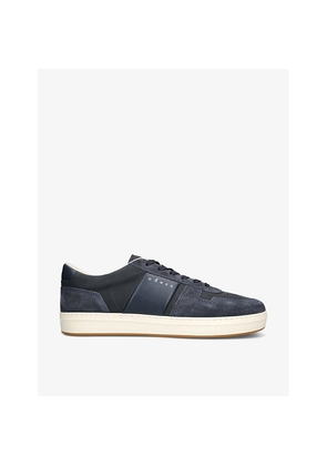 Mens Hogan Fascia Suede Low-Top Trainers