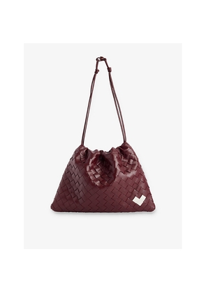 Womens Bottega Veneta Dustbag Leather Clutch Bag