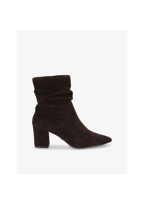 Womens Carvela Admire Low Slouch Suede Ankle Boots