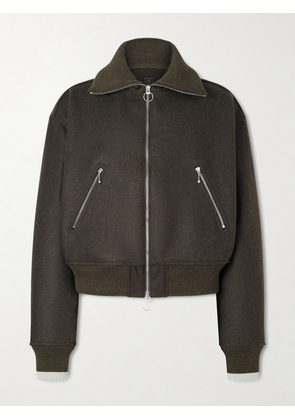 KAPITAL - Wool-Flannel Blouson Jacket - Men - Green - 2