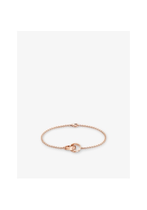 Womens Cartier Love 18ct Rose-Gold Chain Bracelet