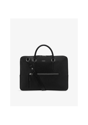 Mens Smythson Ludlow Slim Leather Briefcase