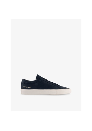 Mens Common Projects Achilles Branded Leather Low-Top Trainers