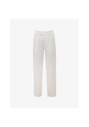 Womens House of CB Hayden Checked Stretch-Woven Trousers