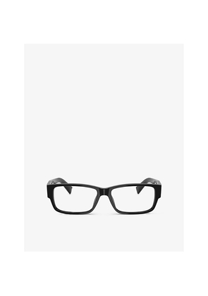 Womens Prada B09V Branded Sides Acetate Sunglasses