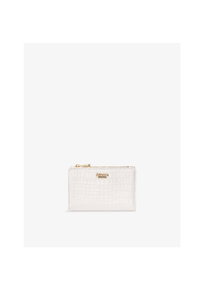 Womens Aspinal Of London Mayfair Coin & Card Leather Wallet