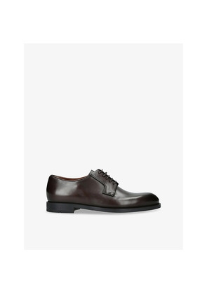 Mens Ermenegildo Zegna New Classic Flex Leather Derby Shoes