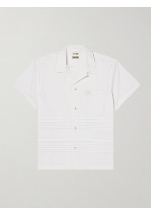 BODE - Chamomile Camp-Collar Logo-Embroidered Cotton-Poplin Shirt - Men - White - XS