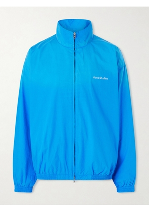 Acne Studios - Olando Logo-Print Cotton-Poplin Jacket - Men - Blue - IT 44