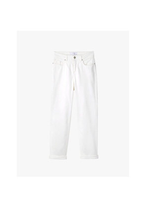 Womens The White Company Brompton Slim-Fit Mid-Rise Stretch-Denim Jeans