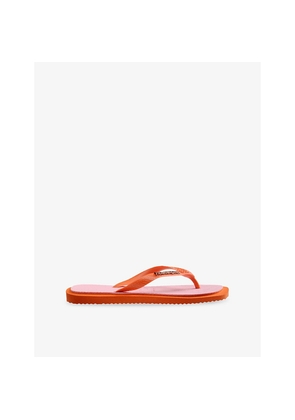 Womens Havaianas Top Square Rubber Flip-Flops