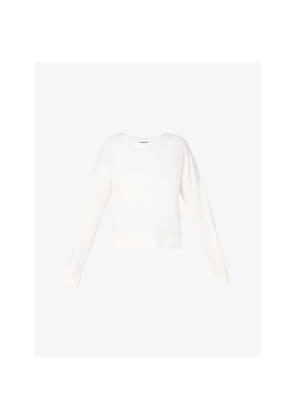 Womens Sweaty Betty After Class Crop Cotton and Modal-Blend Sweatshirt