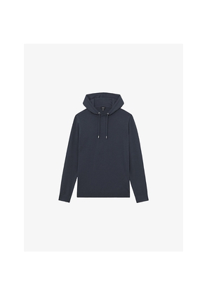 Mens Reiss Holland Drawstring Merino Wool Knit Hoody