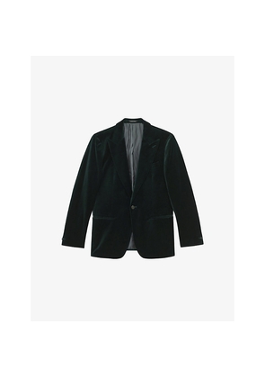 Mens Reiss Apsara Peak-Lapel Single-Breasted Blazer
