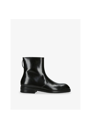 Mens Lemaire Panelled Leather Ankle Boots