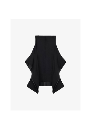 Womens Loewe Abstract Symmetrical Woven Midi Skirt