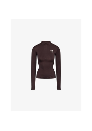 Womens The North Face x Skims Long-Sleeves Stretch-Woven Top