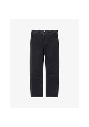 Mens Agolde 90S Cropped Straight-Leg Denim Jeans