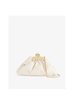 Womens Marc Jacobs The Glam Small Claw Clip Leather Clutch Bag