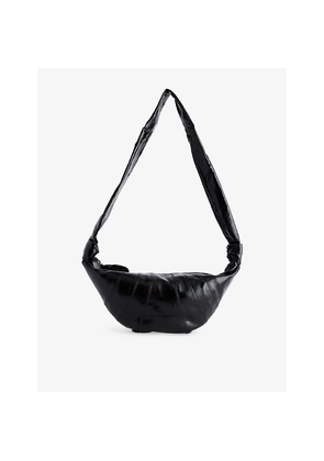 Womens Lemaire Medium Croissant Coated-Cotton Shoulder Bag