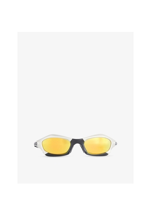 Mens Reselfridges Pre-Loved Oakley Splice Rectangle-Frame Acetate Sunglasses