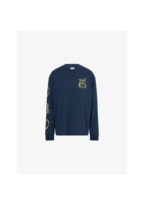 Womens Damson Madder The Rambler Relaxed Cotton-Jersey T-Shirt