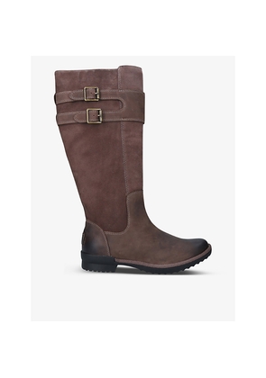 Womens UGG Zarina Leather Knee-High Boots