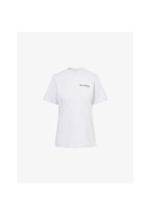 Womens Sporty & Rich Run Club Cotton-Jersey T-Shirt