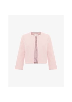 Womens Phase Eight Elizabeth Round-Neck Stretch-Woven Jacket