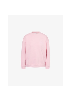 Womens Sisters & Seekers Classic Crewneck Cotton-Jersey Sweatshirt