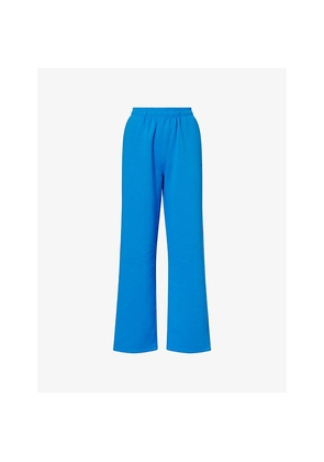 Womens Sisters & Seekers Wide-Leg Cotton-Jersey Jogging Bottoms