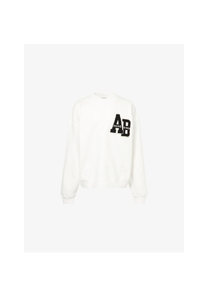 Womens Anine Bing Miles Oversized Cotton-Fleece Sweatshirt