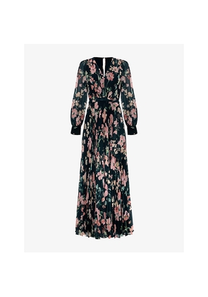 Womens Phase Eight Rosa Floral-Print Woven Maxi Dress