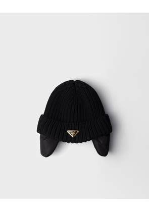 Re-Nylon and knit cap