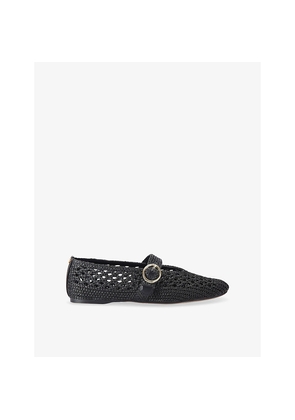 Womens KG Kurt Geiger Noor Woven Ballet Flats