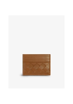 Womens Bottega Veneta Intrecciato Leather Card Holder
