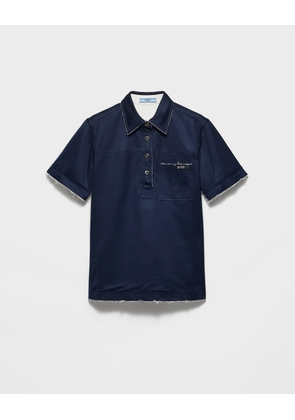Lisle cotton polo shirt