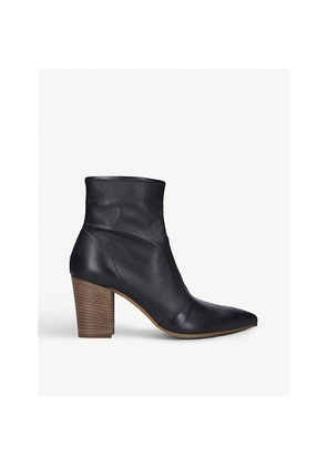 Womens Carvela Sculpture Leather Ankle Boots