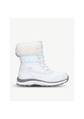 Womens UGG Adirondeck Leather and Wool-Lined Boots