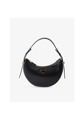 Womens Prada Arqué Mini Leather Shoulder Bag
